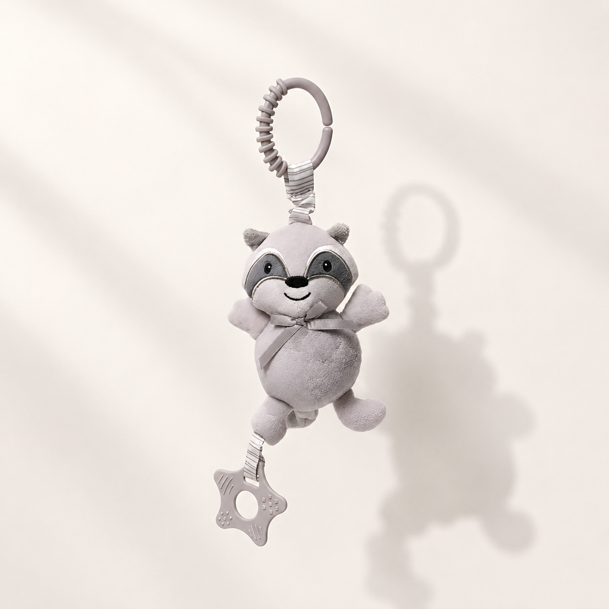 Doudou de dentition à accrocher